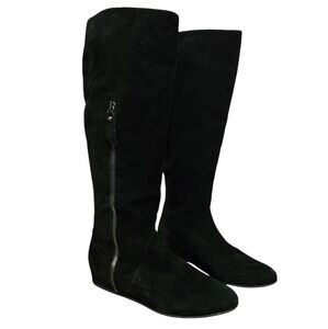 Stuart Weitzman Suede Wedge Boots - Women's Size 9 M